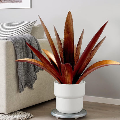 DIY Metal Agave Plant Art Yard Tequila Art Sculpture, Tequila Rustic Garden Sculpture Statue Outdoor Decor,Agave Metal Plants for Yard, Garden Lawn Ornaments (12 Leaves -Yellow)