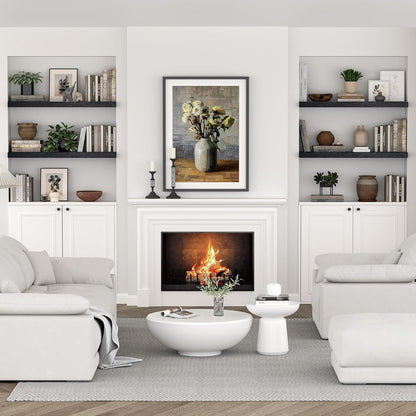 Single Floating Shelves 36 inch Long, Large 10 in Deep Wall Shelves Heavy Duty 70 lbs for Bedroom, Bathroom, Living Room, Kitchen, Office, Modern Shelf Home Decor, Set of 1, Black