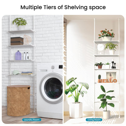 Home Zone Living Over-the-Toilet Organizer Bathroom Storage Organizer
