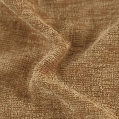 CaliTime Throw Pillow Covers Decorative 12 X 20 Inches Pack of 2 Cozy Chenille Cushion Cases for Couch Sofa Bed Living Room Home Apricot Brown