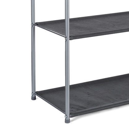 Amazon Basics Freestanding Closet Organizer with Fabric Bins, Drawers and 3 Shelves, Easy to