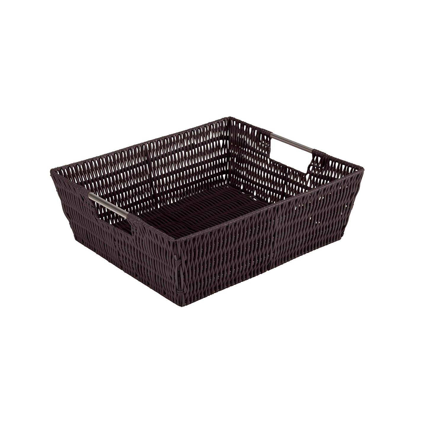 Simplify 15"x13"x5" Shelf Storage Woven Handles | Nursery | Playroom | Toys | Bedroom | Closet |
