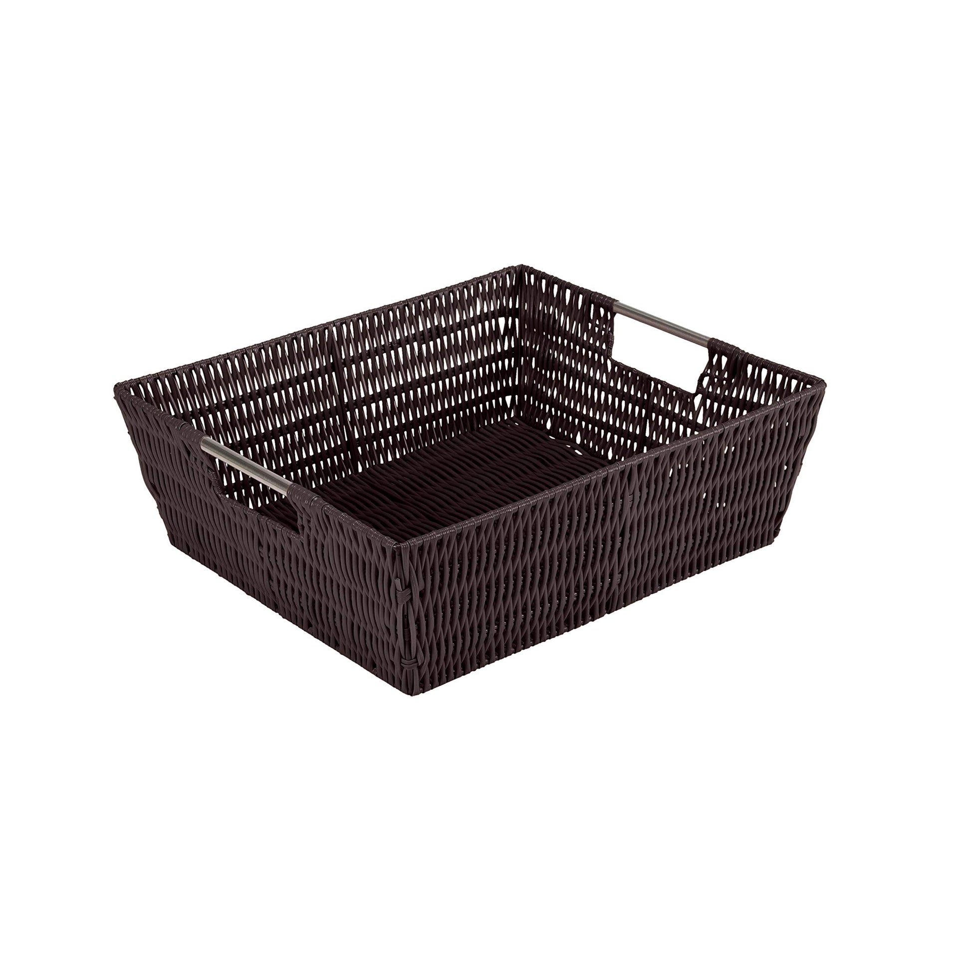 Simplify 15"x13"x5" Shelf Storage Woven Handles | Nursery | Playroom | Toys | Bedroom | Closet |