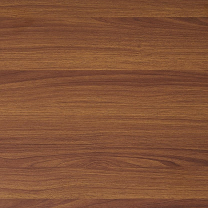 Glass Console Table for Living Room, Foyer & Entrance, 2-Tiers Mid-Century Modern Sofa Table with Amber Glass Top, Walnut Finish Wood Shelf and Gold Finish Frame