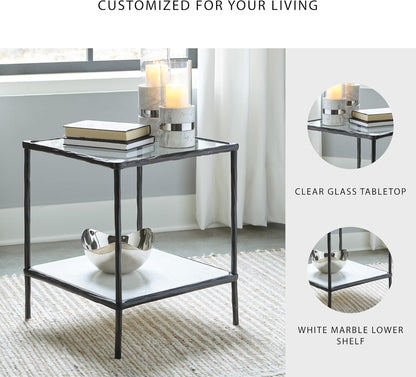 Signature Design by Ashley Ryandale Contemporary Accent Table, Antique Black