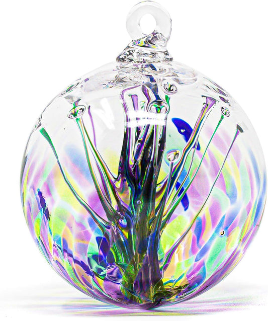 Luke Adams Handmade Glass Gazing Balls for Garden on Clearance – Hand Blown Glass Gazing Ball for