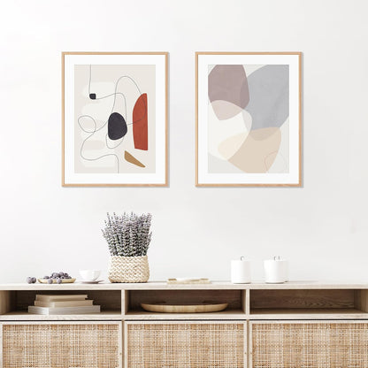 22x28 Poster Frame Set of 2 Natural Solid Oak Photo Frames with 18x24 Removable Mat Wall Hanging Large Handcrafted Frame with HD Plexiglass Wall and Tabletop Display Large Picture Frame