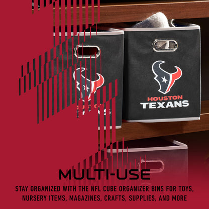 Franklin Sports NFL Houston Texans Collapsible Storage Bin