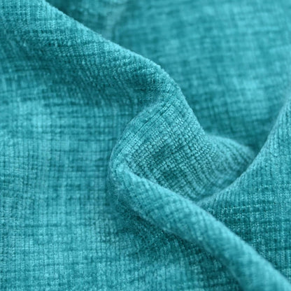 CaliTime Throw Pillow Covers Decorative 16 X 16 Inches Pack of 2 Cozy Chenille Cushion Cases for Couch Sofa Bed Living Room Home Lake Blue