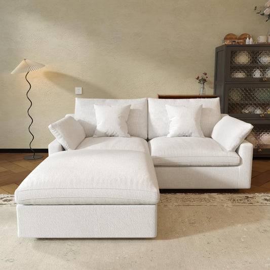 JACH Sectional Couches for Living Room, Cloud Sectional Couch with Deep Seat, Love Seat Modular