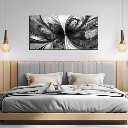 Black and White Pictures for Wall Abstract Art Wall Decor for Living Room Bedroom Office Wall Art 24 x 48 Inch