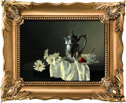 5x7 Vintage Picture Frame with Embossed Flower Design, Ornate Gold Frame for 5x7 Pictures, Hand-Crafted Resin Antique Frames for Tabletop & Wall Hanging, Home Decor (Bronze)