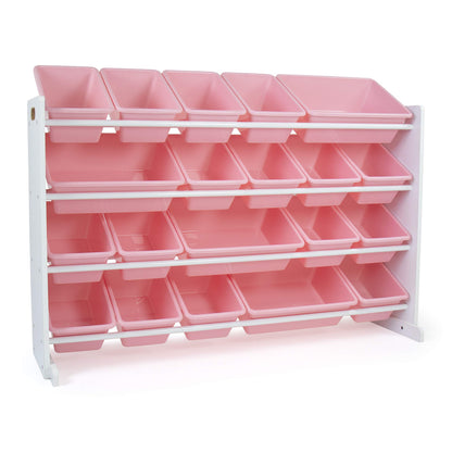 Humble Crew Kids Toy Organizer with 20 Bins, 4 Tier Storage for Playroom