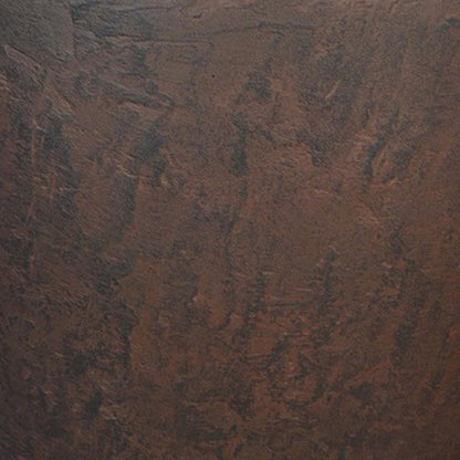 Sunnydaze 15.25-Inch Anjelica Large Plastic Pot for Plants - Outdoor Polyresin Round Planter with Drillable Drainage Holes - Rust