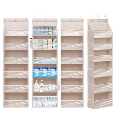 STORAGEIDEAS Over Door Organizer with 6 Extra Large Pockets 12 Side Pockets, Sturdy Closet Storage