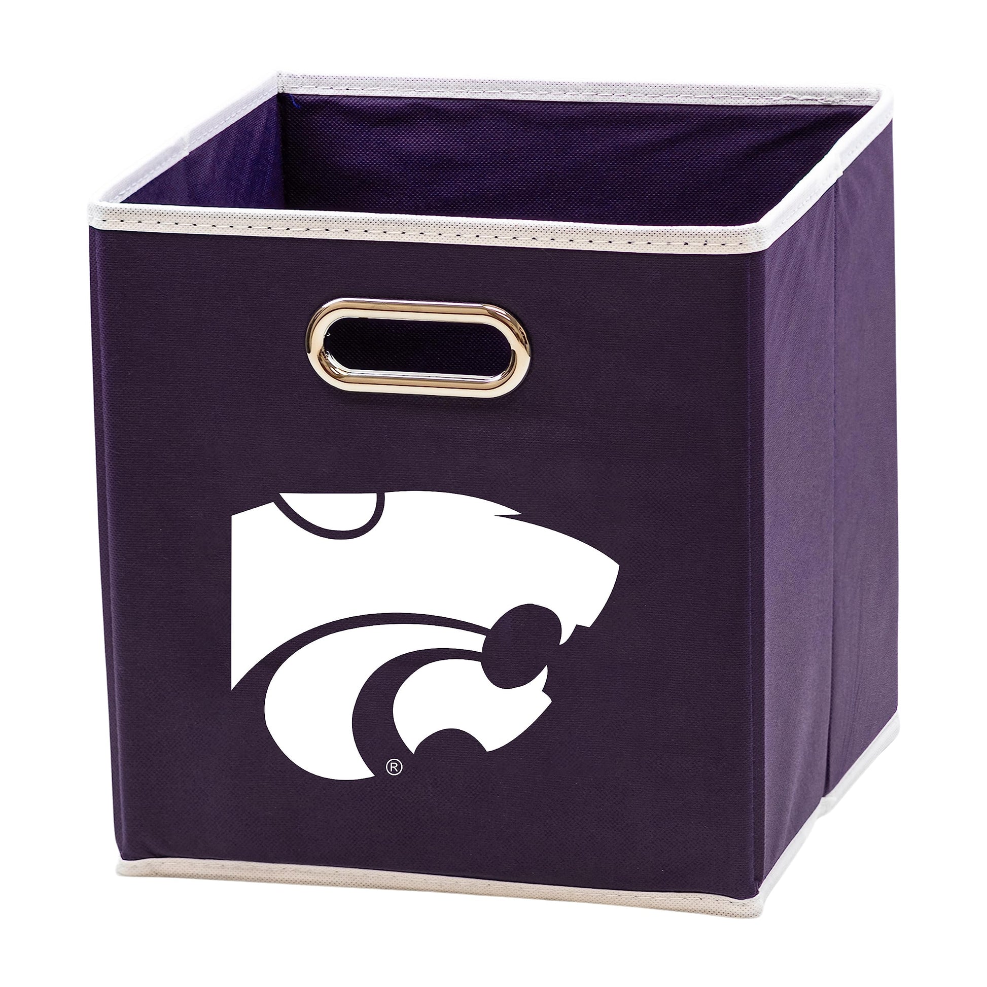 Franklin Sports NCAA Storage Bin - Cube Organizer - Kansas State