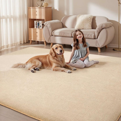 Sour Lemon 8x10 Area Rugs for Living Room, Soft Large Area Rug Fluffy Rugs for Bedroom，Machine Washable Area Rug Non Slip Carpet Rug for Living Room Playroom Kids Room Home Decor