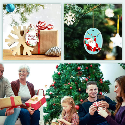 Personalized Christmas Ornaments 2025 Customized with Photo Text Ornament Keepsake Pet First Christmas Ornament Bulk Custom Ceramic Xmas Tree Decorations,Oval