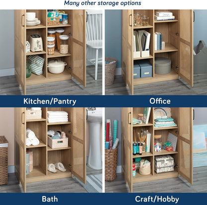 Sauder Miscellaneous Storage Cabinet, Harmony Ash Finish