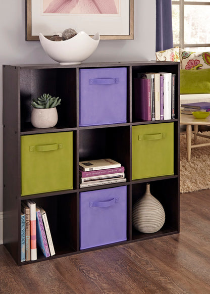 ClosetMaid Cubeicals 9 Cube Storage Shelf Organizer Bookshelf, Stackable, Square Shape, Easy