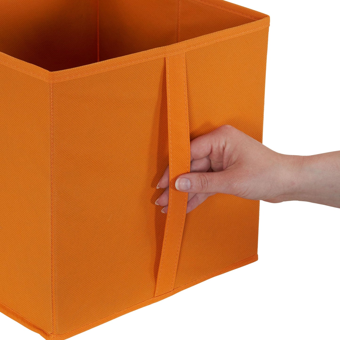 Household Essentials 334-1 Foldable Fabric Storage Bins | Set of 6 Cubby Cubes with Vertical