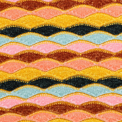 Soft Chenille Yarn Throw 50"x60", Handmade Knit Throw Blanket, for use in All Seasons, Soft Cozy Warm Knitted Blanket for Bed Sofa, Couch Chair, Living Room(1.98Ib)