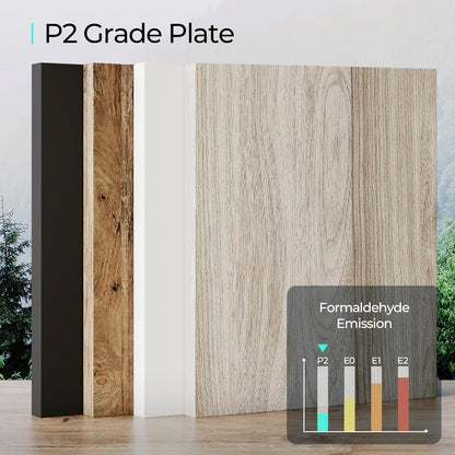 LINSY HOME 9 Drawers Dresser for Bedroom, Wood Bedroom Chest of Drawers, Farmhouse Tall Dresser for Closet, Dressers Organizer for Living Room, Hallway, Beige