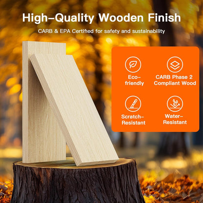 Pipishell Dresser for Bedroom, Fluted 5 Drawers Dresser, 40" Tall Modern Chest of Drawer with Round Edge & Pre-Installed Drawer Slides, Natural Wood Drawer Organizer for Bedroom, Hallway, Natural Oak