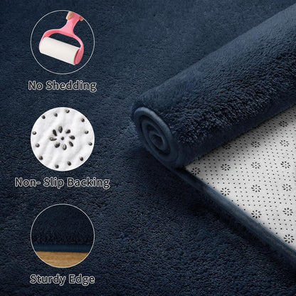 Sour Lemon 9x12 Area Rugs for Living Room, Soft Large Area Rug Fluffy Rugs for Bedroom，Machine Washable Area Rug Non Slip Carpet Rug for Living Room Playroom Kids Room Home Decor