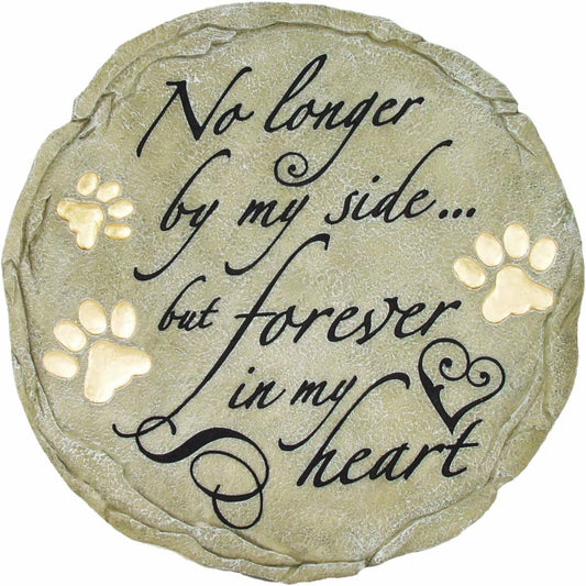 Spoontiques - Garden Décor - No Longer by My Side Stepping Stone - Decorative Stone for Garden