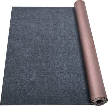 Marine Carpet,6 FT x 18 FT Dark Gray Indoor Outdoor Carpet 0.2" Thick Boat Carpet with Water-Proof TPE Backing, Non-Slide Outdoor Marine Carpet Roll for Home, Patio, Porch, Deck