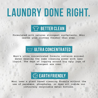 Laundry Detergent Liquid, Central Coast- Sandalwood & Lavender, 50+ Loads, Concentrated, Non toxic, Plant Based Enzyme Cleaners, Long Lasting Luxury Clean, Cologne Soap for Men, 32 oz