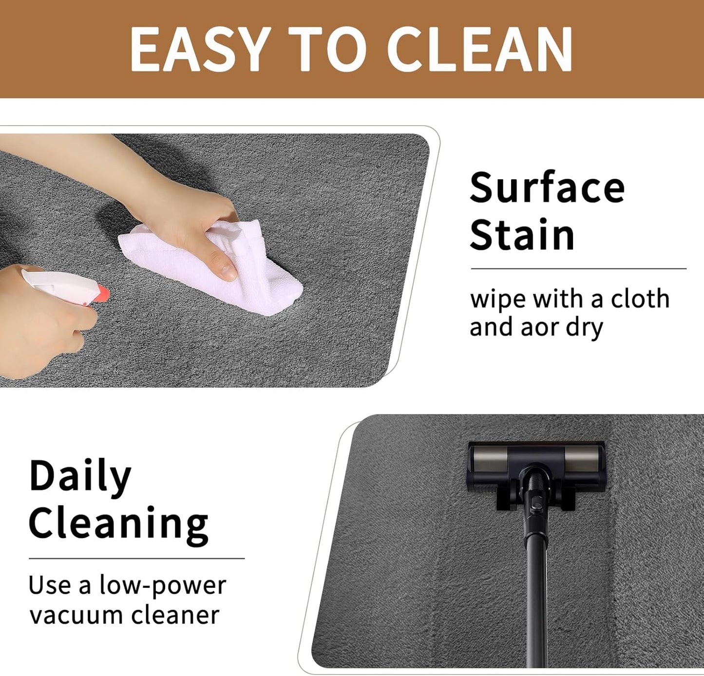 Sour Lemon 8x10 Area Rugs for Living Room, Soft Large Area Rug Fluffy Rugs for Bedroom，Machine Washable Area Rug Non Slip Carpet Rug for Living Room Playroom Kids Room Home Decor