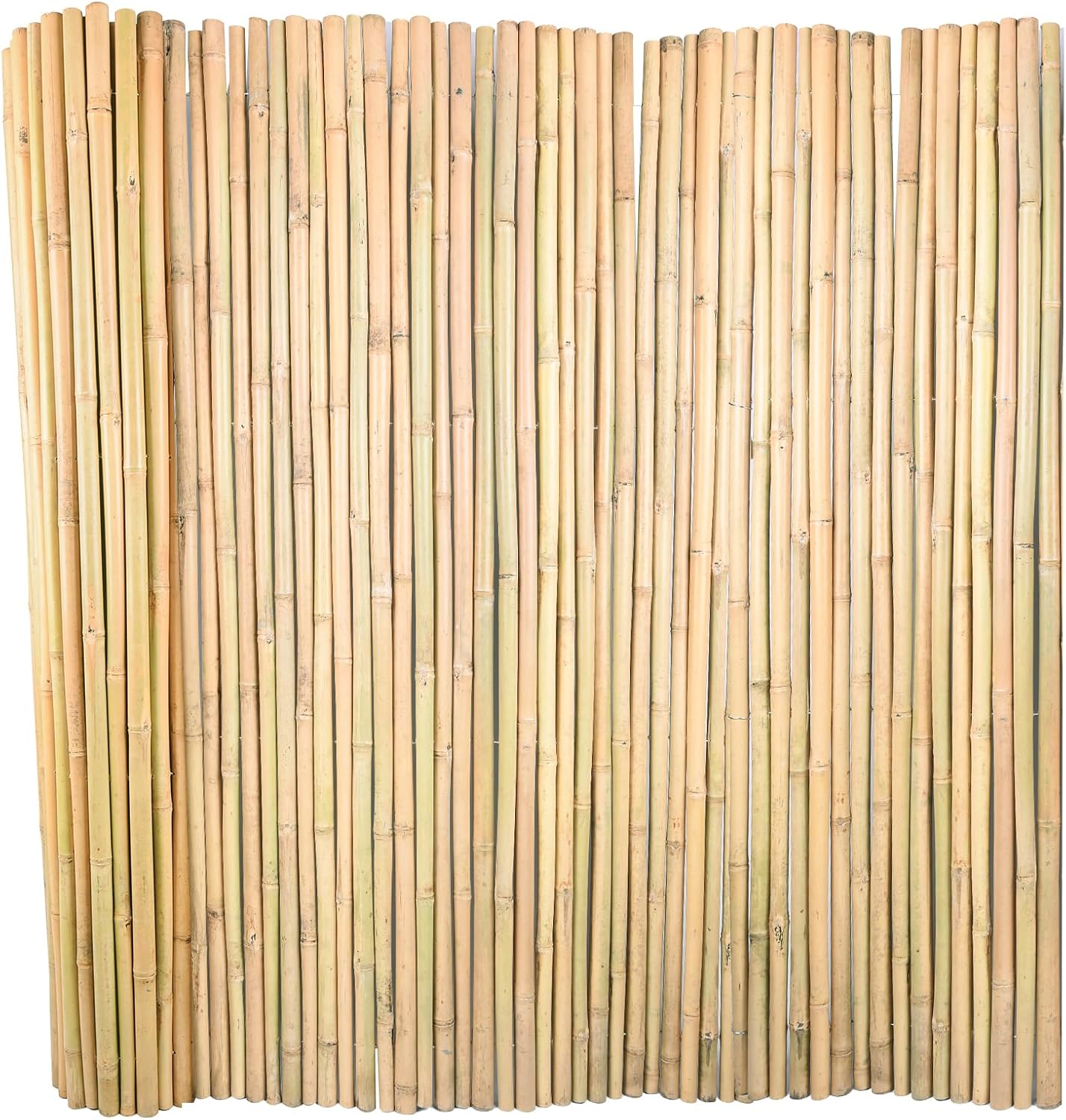 Natural Bamboo Fence 3ft H x 8ft L x 0.7In D, Eco-Friendly Privacy Fence for Outdoor Wall, Garden, Yard, Pool, Patio, Decorative Bamboo Fencing