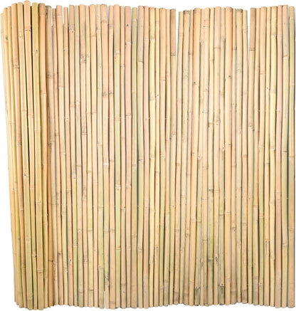 Natural Bamboo Fence 3ft H x 8ft L x 0.7In D, Eco-Friendly Privacy Fence for Outdoor Wall, Garden, Yard, Pool, Patio, Decorative Bamboo Fencing
