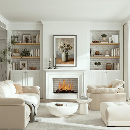 10 inches Deep Floating Shelves 36 inch Long, Single Wall Shelves Heavy Duty 70 lbs for Bedroom, Bathroom, Living Room, Kitchen, Office, Modern Shelf Home Decor, Set of 1, Oak