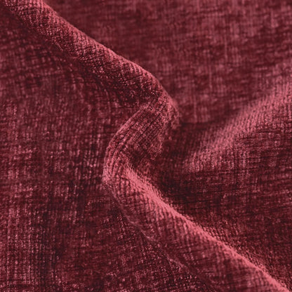 CaliTime Throw Pillow Covers Decorative 18 X 18 Inches Pack of 4 Cozy Chenille Cushion Cases for Couch Sofa Bed Living Room Home Burgundy