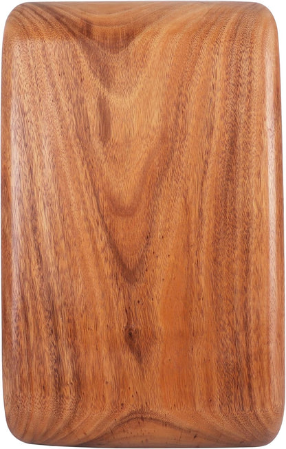 Rutledge & King Mid Century Modern Boho Chic Round Wooden End Table - 15.75"D x 11.8"W x 19.7"H - Brown