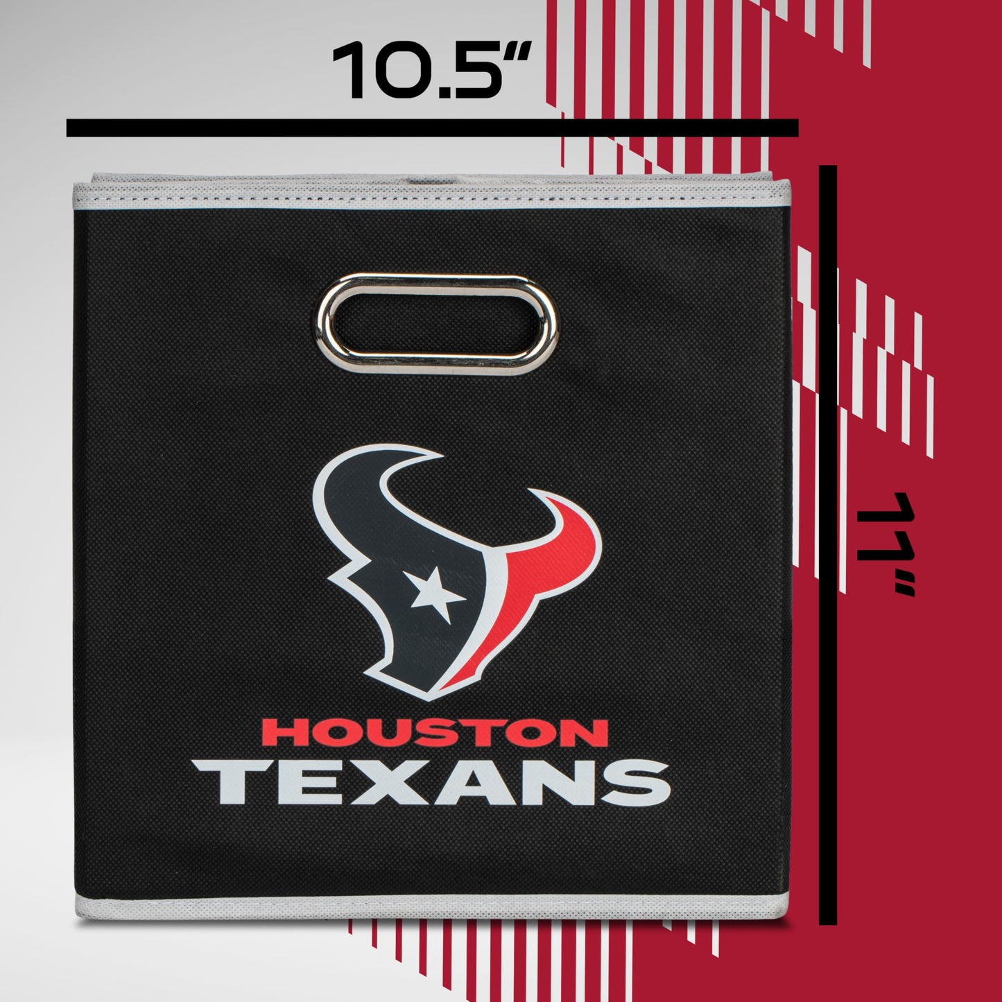 Franklin Sports NFL Houston Texans Collapsible Storage Bin