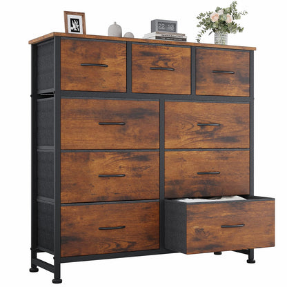 OLIXIS 9 Drawer Tall Dresser for Bedroom, Closet Organizers and Storage