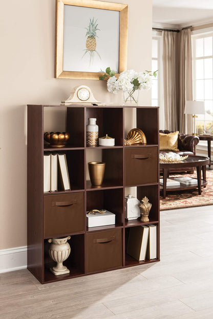 ClosetMaid Cubeicals 12 Cube Storage Shelf Organizer Bookshelf, Stackable, Vertical or Horizontal