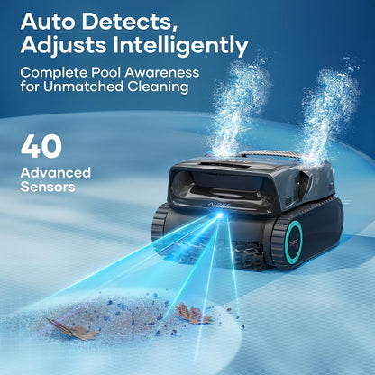 Aiper Scuba X1 Pro Max Pool Cleaning Robot, Pool Mapping, Adaptive Path, 8500 GPH Power, Double Filtration, Smart Surface Parking, Pool Vacuum for All Inground Pools