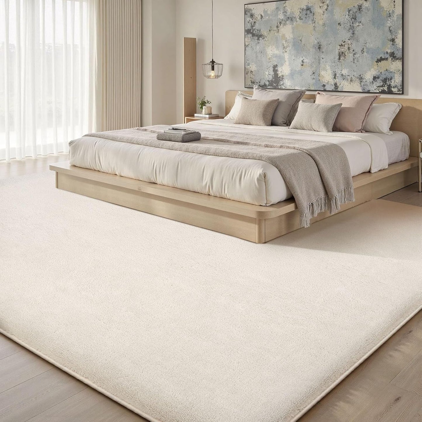 Sour Lemon 9x12 Area Rugs for Living Room, Soft Large Area Rug Fluffy Rugs for Bedroom，Machine Washable Area Rug Non Slip Carpet Rug for Living Room Playroom Kids Room Home Decor