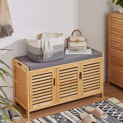 Storage Basket for Organizing, Woven Baskets for Storage, Rectangle Decorative Baskets for Shleves, Closet, Toys, Books, Nursery Organizer Bins - Pack of 3 (Gradient Gray)