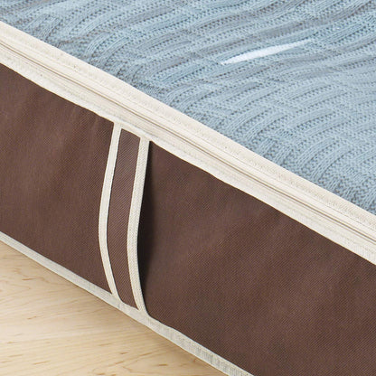 Whitmor Under Bed Storage Bags 2 Pack, Zippered Underbed Storage Containers with Clear Window and