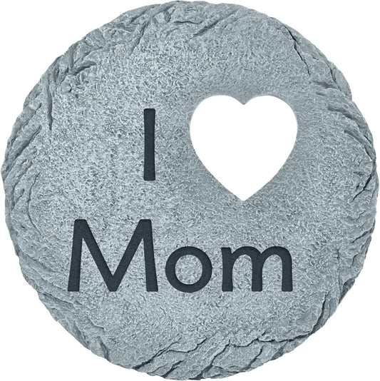 Let's Make Memories Personalized Garden Stone - Resin - Custom Garden Décor - Round Stone with