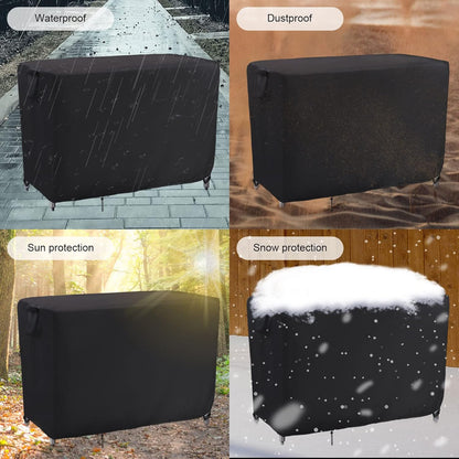 Kingling Outdoor Table Cover 48 Inch, Waterproof Stainless Steel Table Cover Metal BBQ Table Covers Weather Protection for Patio Kitchen Work/Prep Tables - 48''L x 24''W x 35''H