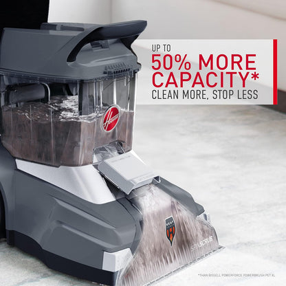 Hoover Powerscrub XL Pet Carpet Cleaner Machine, Upright Shampooer, FH68050, Black