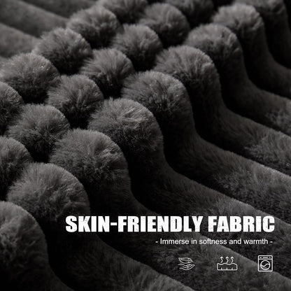 Single Sofa 1 Seat Couch with Deep Seat Memory Foam Cloud Chair with Pillows Large Sofa with L Shape for Living Room Bedroom (Strip Grey, Single)