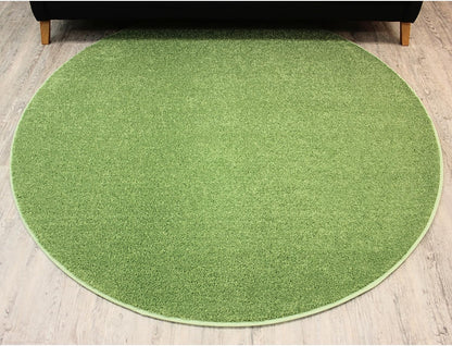 KOECKRITZ Soft and Colorful Kids Classroom Area Rugs (Passes Flammability Pill Test) Many Sizes and Bright Colors to Select from (11' Round, Lime)